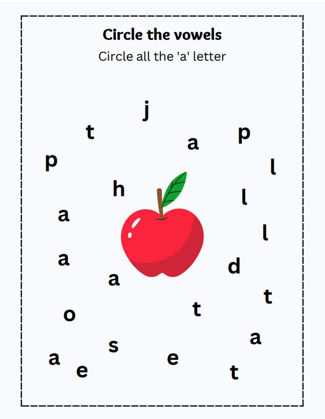 Find the Letter A